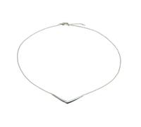 Boccia 08046-01 Women's Necklace Made of Titanium in Polished Silver, Length Variable: 39.3 cm + 41.8 cm + 44.3 cm