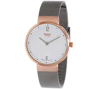Boccia 3283-06 Titanium Sapphire crystal 30mm 5ATM Quartz Unisex White Rosé gold