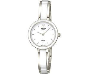 Boccia 3333-01 Women's Analogue Quartz Watch with Titanium Strap, Silver