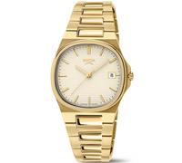 Boccia 3348-04 Titanium Sapphire crystal 32mm 10ATM Quartz Unisex Golden Gold...