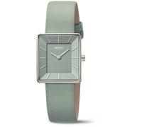Boccia 3351-07 Wristwatch Titanium 25mm 3ATM Quartz Unisex Green Silver Leath...