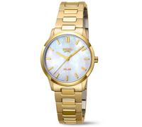 Boccia 3363-05 Wristwatch Solar 30mm 5ATM Quartz Unisex Mother of pearl Gold