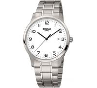 Boccia Titanium 3620-01 - Man - 39 mm - Analogue - Quartz - Mineral Glass White 39 mm