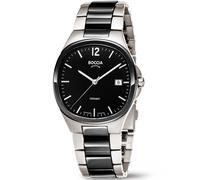 Boccia 3668-01 Mens Watch Titanium Sapphire crystal Ceramic 38mm 5ATM