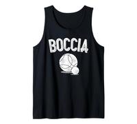 Boccia Clothing with Boccia Balls Saying for Boccia Game Tank Top