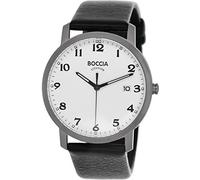 Boccia Titanium 3618-01 - Man - 40 mm - Analogue - Quartz - Mineral Glass White 20 mm
