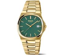 Boccia Titanium 3657-05 - Man - 37 mm - Analogue - Quartz - Sapphire Glass Green 24 mm