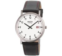 Boccia Titanium 3662-01 - Man - 37 mm - Analogue - Quartz - Mineral Glass White 20 mm