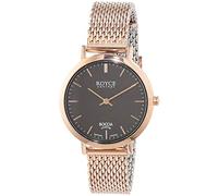 Boccia Women's Analogue Watch with Black Dial Analogue Display and Stainless Steel Plated Gold-Coloured - 3246-08