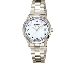 Boccia Women's Watch with Titanium Case, Silver Colour, Titanium Strap, Case Diameter: 31 mm, 3324-01