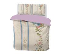 Boceoey Floral Bouquets Victorian Emperor Duvet Cover Set, Ultrasoft Microfiber Non Iron Bedding Set with Pillowcases and Zipper Closure, Green Foliage Romantic QW-323