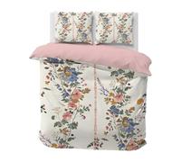 Boceoey Floral Vines Bohemian Emperor Duvet Cover Set, Ultrasoft Microfiber Non Iron Bedding Set with Pillowcases and Zipper Closure, Garden Whimsical QW-333