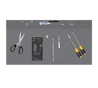 Bocguy Soldering Mat, 60 x 35 cm, Antistatic, Magnetic, 500°C Heat Resistant, Silicone, Work Mat, Electronics, Mobile Phone DIY, iPad, Welding Repair, Grey