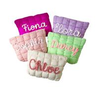 Bocheng Personalized Travel Makeup Bag,Custom Name Makeup Bag Travel Toiletry Bag, for Women Gift, 1PCS, 26.5x16.5cm/10.43x6.5in, Personalized