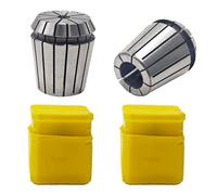 bociloy 2PCS ER32 Spring Collet, 1/4" High Precision Collet Chuck for CNC Router Milling Machine Lathe Spindle Tool Holder