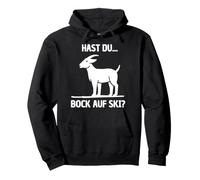 Bock auf Ski, Fun Skier and Skiing Sayings Pullover Hoodie