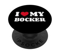 Bockers Beagle Cocker Spaniel Mix I Love My Bocker PopSockets Adhesive PopGrip