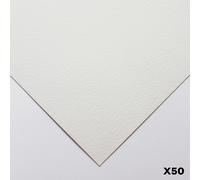 Bockingford : 140lb : 300gsm : Pack of 50 1/4 Sheets : 15x11in : Not