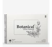 Bockingford :Spiral Fat Pad : 300gsm : A3 : 25 Sheets : Ultra Smooth : Botanical : Hot Pressed