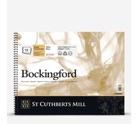 Bockingford : Spiral Pad : 12x16in : 300gsm : 12 Sheets : Rough