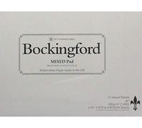 Bockingford Watercolour Paper pad 12 Sheets Mixed Surface Cold Press hot Pressed Rough (A4)