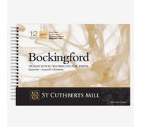 Bockingford : Watercolour Paper : Spiral Pad : 300gsm : A3 : Rough