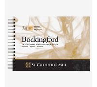Bockingford : Watercolour Paper : Spiral Pad : 300gsm : A4 : Rough