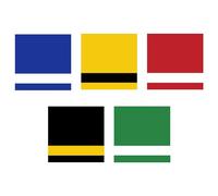 Bocolon 5 x Two Colour Abs Plastic Sheets for Laser Engraving, Bi-color Plastic Sheets for Laser Engraving, Credentials, Office Labels and Laser Art Products, Size: 30 X