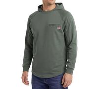 BOCOMAL Men's FR Hoodie Shirts 5.5oz Lightweight Work Shirts NFPA2112 CAT2, Dark Gray, XXL