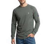 BOCOMAL Men's FR Shirts Long Sleeve Crewneck Fire Resistant 5.5oz Lightweight Cotton Work T Shirt CAT2, Dark Gray, Large