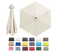 BOCXYTX Replacement parasol cover, waterproof, parasol cloth for 6/8 struts