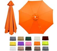 BOCXYTX Replacement parasol cover, waterproof, parasol cloth for 6/8 struts