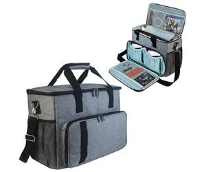 Boczif Carrying Case Compatible with PS5/PS4/PS4 Pro, Large Capacity Playstation 5 Storage Bag Holding Game Console, Controller, Laptop, Disks, Headset, Charger, Game Cards and Gaming Accessories