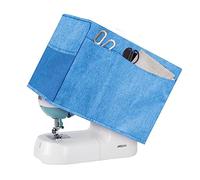Boczif Sewing Machine Cover, Protective Cover with Essentials Storage Pockets, Sewing Machine Cover Dust Cover Compatible with Most Standard Singer Brother Machines and Accessories