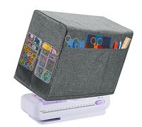 Boczif Sewing Machine Protector - Dust Cover with Storage Pockets, Fits Most Standard Singer & Brother Machines