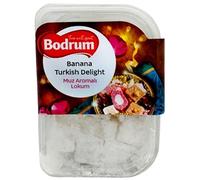 BOD-rum's Banana Turkish Delight 200G Banana Flavour Delights Desserts Tasty Ready to eat Product of Turkey Origin Pack of 1