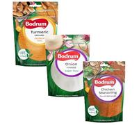 Bod-rum's Masala Powder Combo Onion, Turmeric, Chicken Seasoning Aromatic Cooking Product of Turkey Origin 100g 3 Flavours Combo Pack