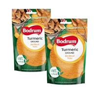 BOD-rum's Turmeric Powder 100G Ground Powder Natural Pure Double Strength Gluten Free Non GMO Product of Turkey Origin Pack of 2