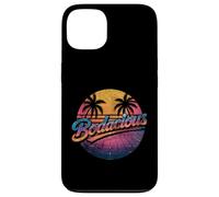 Bodacious 80s Retro Aesthetic Synthwave Palm Trees Sunset Case for iPhone 13