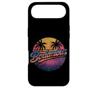 Bodacious 80s Retro Aesthetic Synthwave Palm Trees Sunset Case for iPhone Air