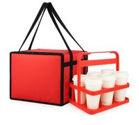 Bodaon Insulated Bag-Pizza Bags for Delivery & Plastic Portable Drink Carrier,20"x 20"x 14"Doordash Warmer/Hot Food BCarrier Box,Termicas/Warming/Heat Carrying out Insulation Large Bag, Keeping Cooler