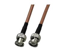 bodateng LIHUA 1pcs RG142 BNC Male Plug to BNC Male Plug Coaxial Connector Pigtail Cable New 6inch~5M(3FT)