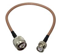 bodateng LIHUA 1pcs RG142 N Male Plug to BNC Male Plug Coaxial Connector Pigtail Cable New 6inch~5M(6FT (2M))
