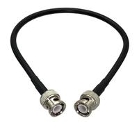 bodateng LIHUA 1pcs RG58 BNC Male Plug to BNC Male Plug Coaxial Connector Pigtail Cable New 4inch~5M(20inch (50CM))