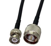 bodateng LIHUA 1pcs RG58 N Male Plug to BNC Male Plug Coaxial Connector Pigtail Cable New 6inch~5M(2FT (60CM))