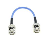 bodateng LIHUA BNC Male to BNC Male Connector lot RG402 .141" Semi Flexible Rigid Cable Blue(15M)