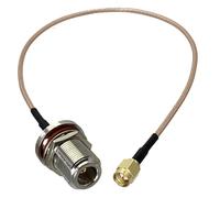 bodateng LIHUA RG316 N Female Ja-ck Nut to SMA Male Plug Coaxial Connector Pigtail Cable Wire Terminals 4inch~5M(2FT (60CM))