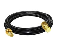 bodateng LIHUA RG58 Cable RP-SMA Female to RP SMA Male Right Angle Extension Cable RPSMA Elbow Coaxial Cable 30cm 50cm 1M 2M 5M(13.2ft (4M))