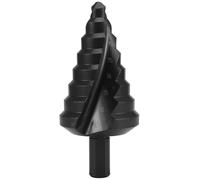 Boddceto 10-45mm High Speed Steel Bit Step High Speed Steel Bit Step Drilling Large Size Bit Step Drilling Drilling Large Size Bit Pagoda Drilling Electric Drill Hole Opener