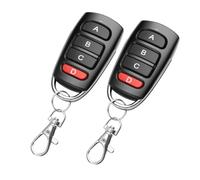 Boddceto 2-Pack 433.92MHz Universal Garage Door Remote, Secure &, Compatible with Garage Doors, Gate Openers & Barriers
